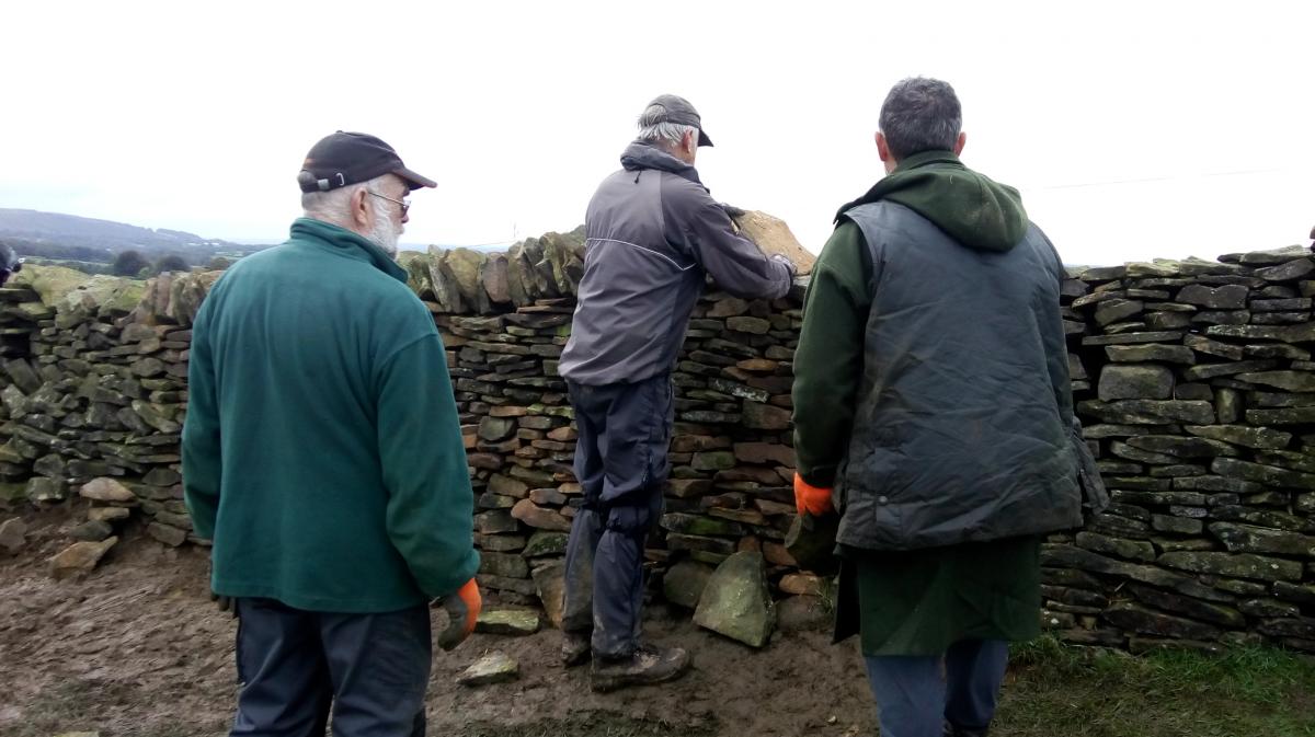 Dry stone walling