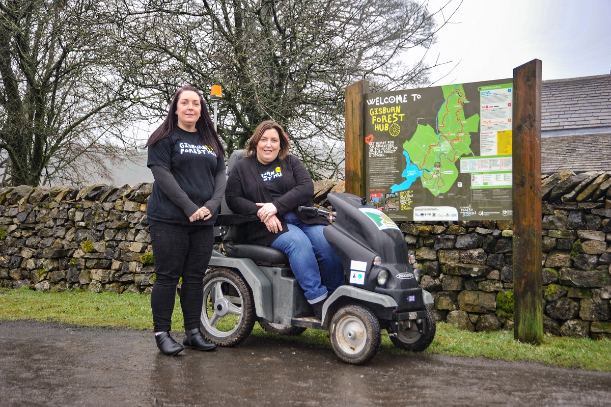 Tramper at Gisburn Forest Hub Cafe