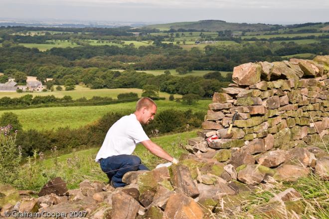 Dry stone walling image credit Graham Cooper