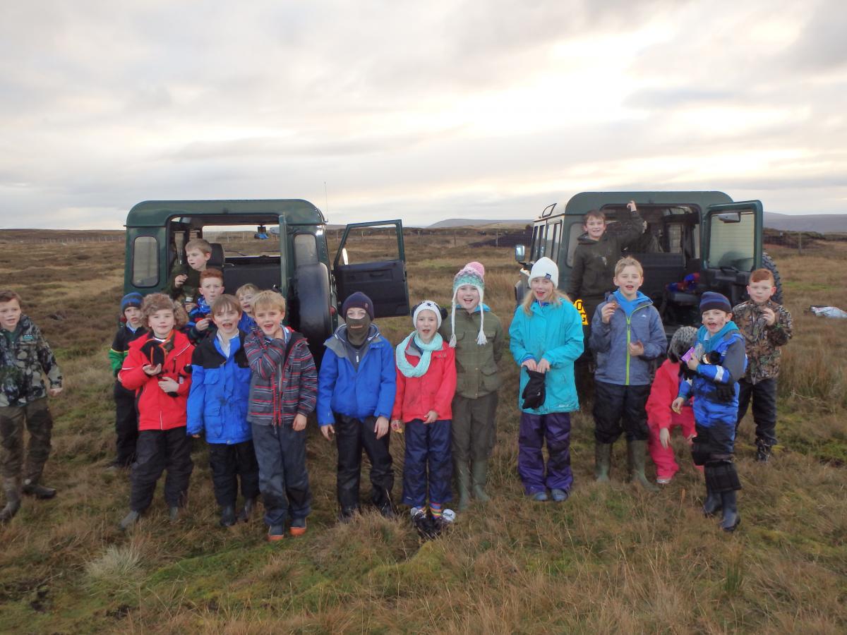 Group of children on Brown Syke