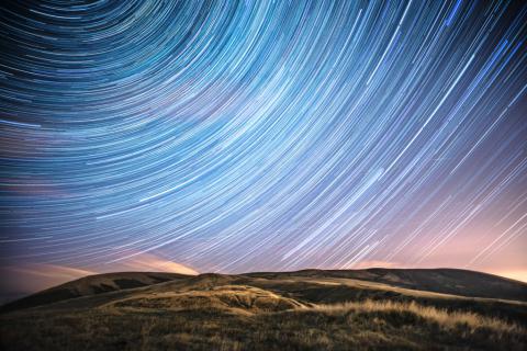 Pendle Star Trails by Matthew Savage